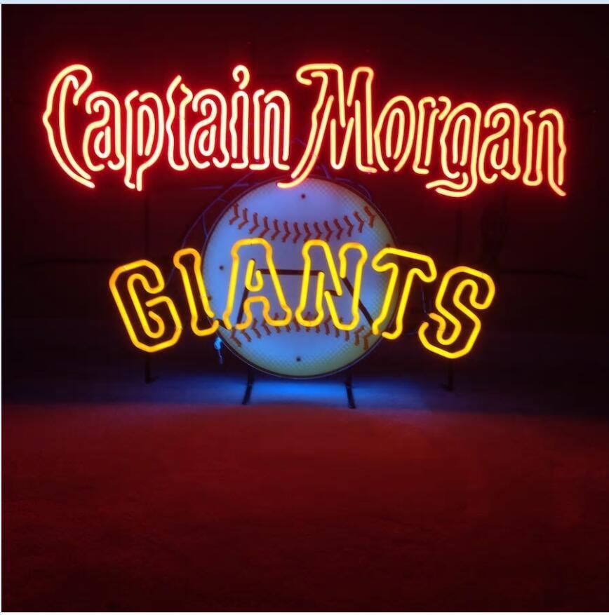 Captain Morgan Giants Neon Sign